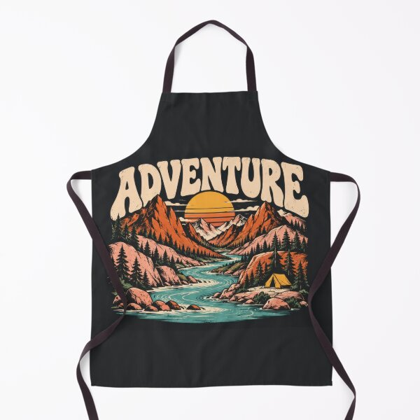 Item preview, Mountains with river and sunset designed and sold by anytka.