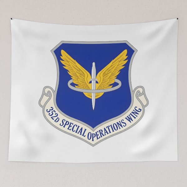 Item preview, USAF 352d Special Operations Wing Shield Patch    designed and sold by CharlieDesings.