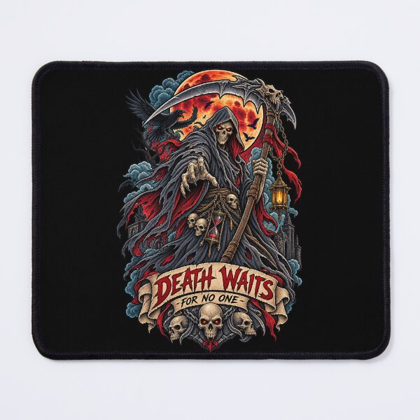 Item preview, Grim Reaper Death Waits for No One designed and sold by Gabriela Mihai.