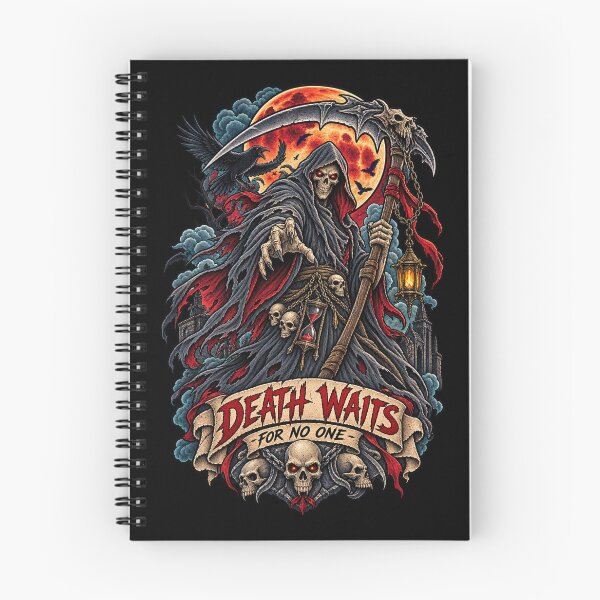Item preview, Grim Reaper Death Waits for No One designed and sold by Gabriela Mihai.