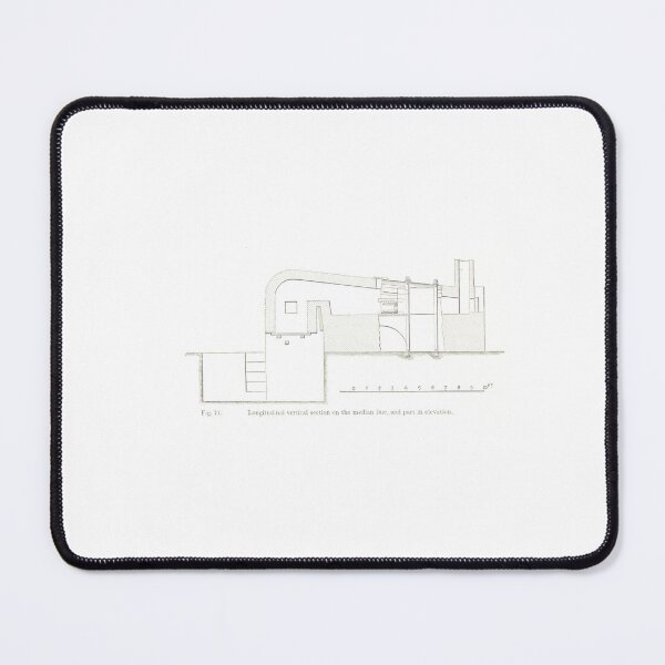 Item preview, Victorian Metallurgy Industrial Furnace Blueprint designed and sold by Antique Science Press.