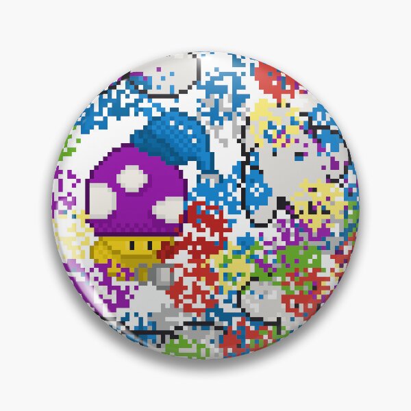 Item preview, Pixel Art Mushroom Drinking Coffee designed and sold by RetroRlx.