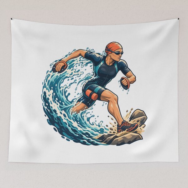 Item preview, Swimrun Water Trail Endurance Athlete designed and sold by Philippa Shop.