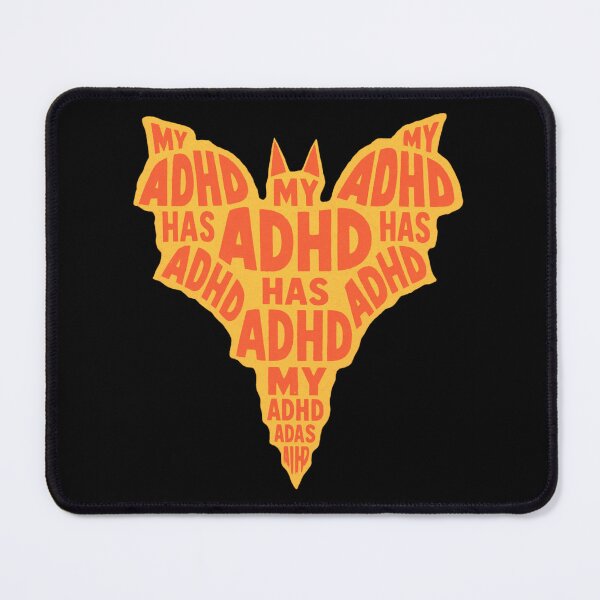 Item preview, Copy of My ADHD Has ADHD Funny ADHD Halloween Bat designed and sold by T-version.