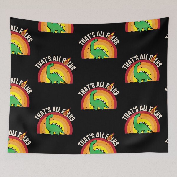 Item preview, Cute Dinosaur Meteor Extinction Rainbow Funny Prehistoric Humor designed and sold by JaPanAnimeSh8.