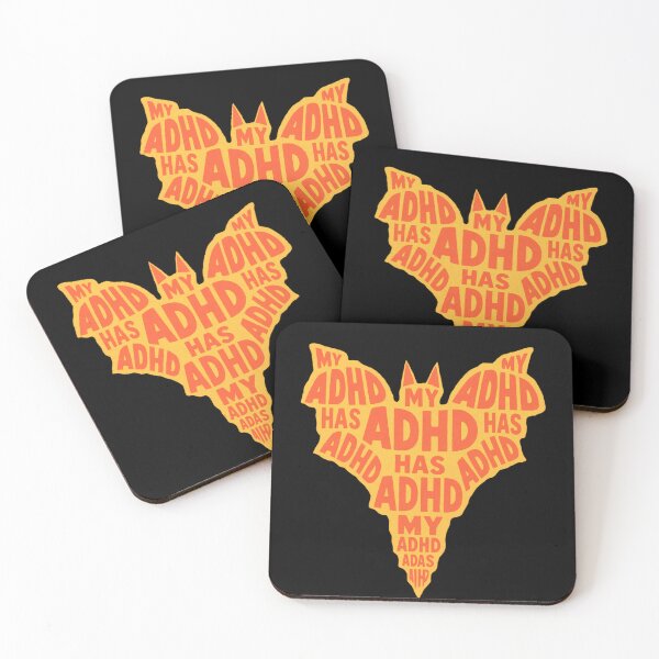 Item preview, Copy of My ADHD Has ADHD Funny ADHD Halloween Bat designed and sold by T-version.