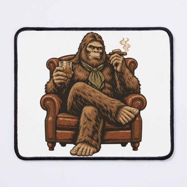 Item preview, Distinguished Bigfoot, Sasquatch Cigar & Whiskey Club designed and sold by happycottage.