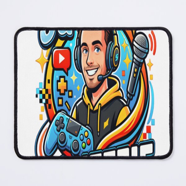 Item preview, Squeezie YouTube Streaming Legend – Gaming Creator Fan Design designed and sold by CatLovers Studio.