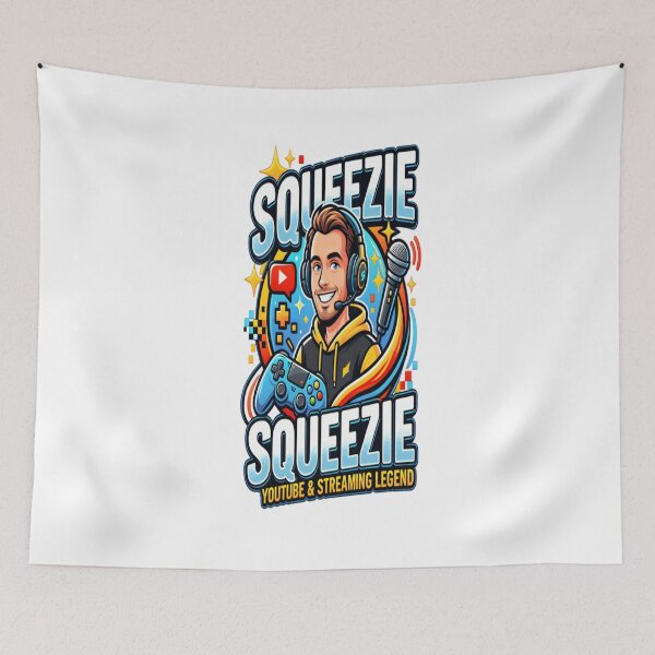 Item preview, Squeezie YouTube  Streaming Legend – Gaming Creator Fan Design designed and sold by CatLovers Studio.