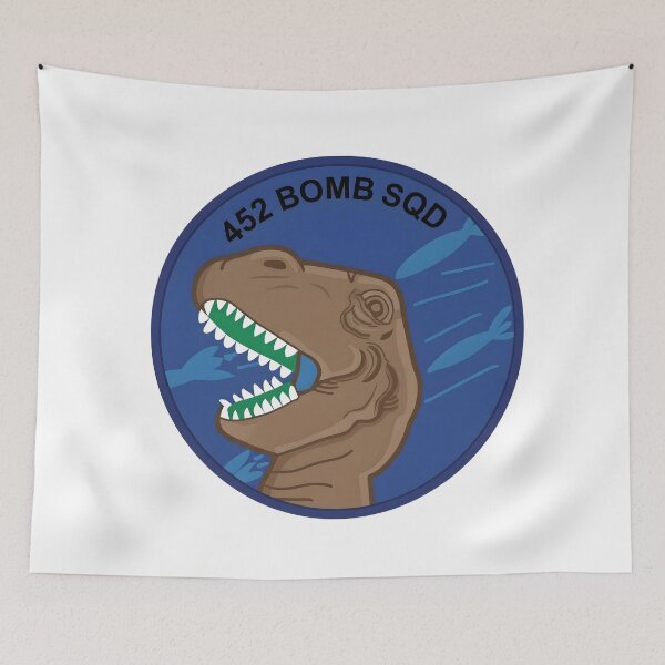 Item preview, USAAF 452nd Bombardment Squadron T-Rex Patch    designed and sold by CharlieDesings.
