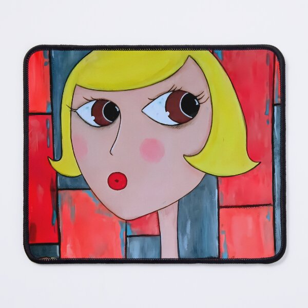 Item preview, Blonde Girl And Dog designed and sold by Diarta.