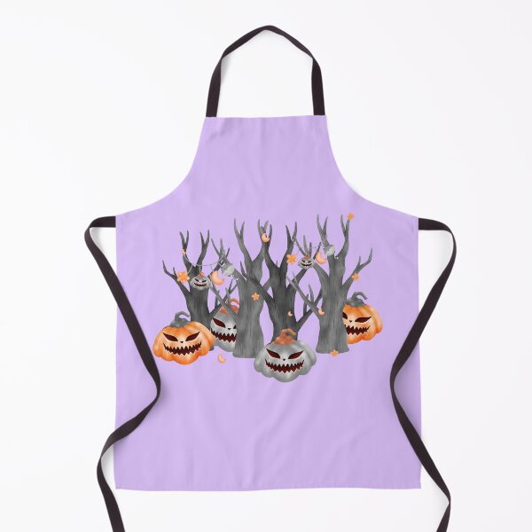 Item preview, Spooky Halloween Forest Pumpkins and Creepy Trees Design designed and sold by SolutionsArt.