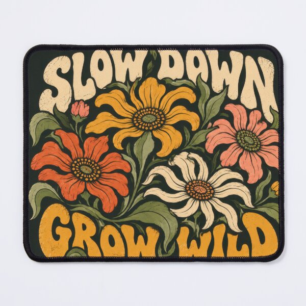 Item preview, Slow down and grow wild with flowers designed and sold by anytka.