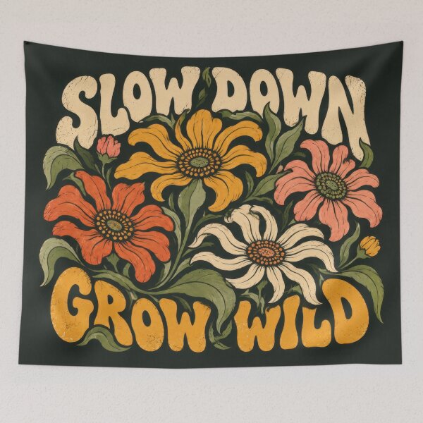Item preview, Slow down and grow wild with flowers designed and sold by anytka.