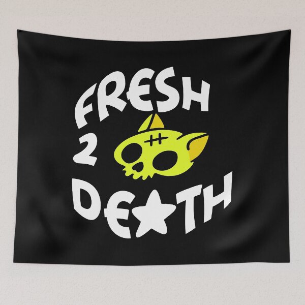 Item preview, Yellow Skull Like Cat Fresh 2 Death designed and sold by JamesBomDavis.