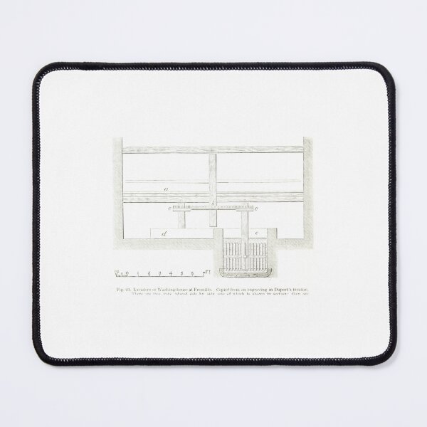 Item preview, Victorian Industrial Lavadero Patent Print designed and sold by Antique Science Press.