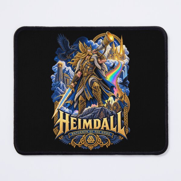 Item preview, Heimdall Watchman of the Gods designed and sold by Gabriela Mihai.