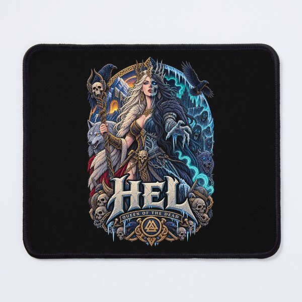 Item preview, Hel Queen of the Dead Norse Mythology designed and sold by Gabriela Mihai.