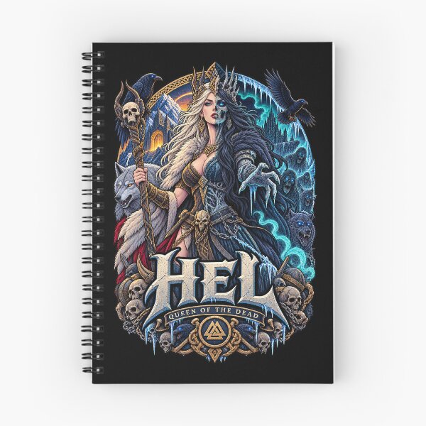 Item preview, Hel Queen of the Dead Norse Mythology designed and sold by Gabriela Mihai.
