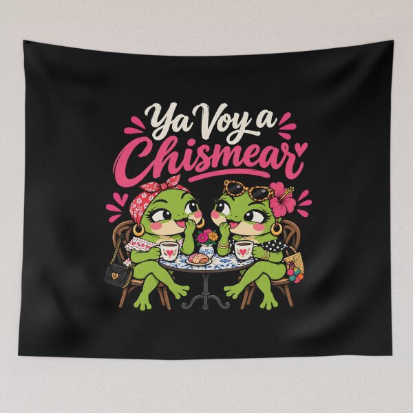 Item preview, Ya Voy a Chismear – Funny Frog Meme, Spanish Gossip & Cottagecore Chismosa designed and sold by ZyziowskyArt.