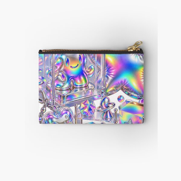 Item preview, Cute Collectible Corner - Chrome Rainbow 2020s Lifestyle Collage designed and sold by The198X.