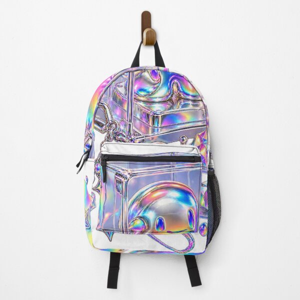 Item preview, Cute Collectible Corner - Chrome Rainbow 2020s Lifestyle Collage designed and sold by The198X.