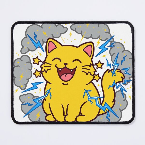 Item preview, Thunder Kitty: Static-Charged Cuddle Storm designed and sold by Odd-jack.