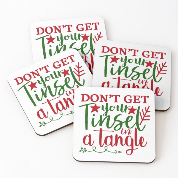 Item preview, Don’t Get Your Tinsel in a Tangle Funny Christmas Design designed and sold by FuzionRaptor.