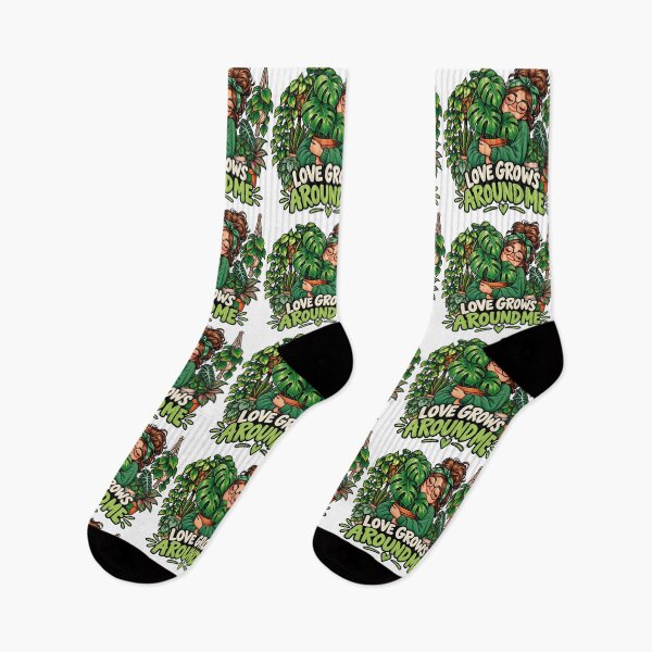 Item preview, Love Grows Around Me Plant Mom Monstera  designed and sold by CrazySzoopWorld.