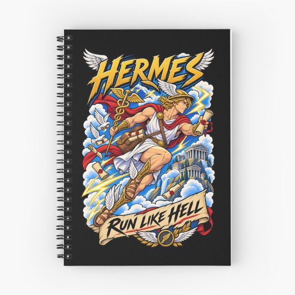 Item preview, Hermes Run Like Hell Greek Messenger God designed and sold by Gabriela Mihai.
