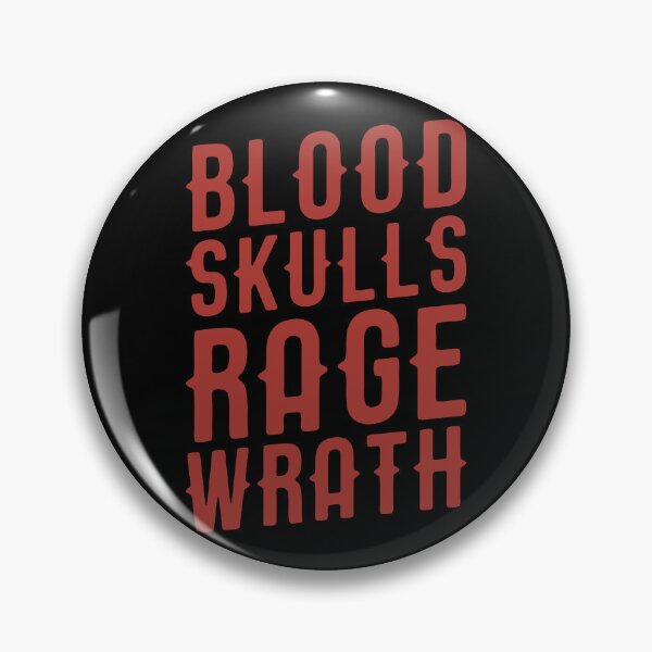Item preview, Blood Skulls Rage Wrath Wargaming designed and sold by pixeptional.