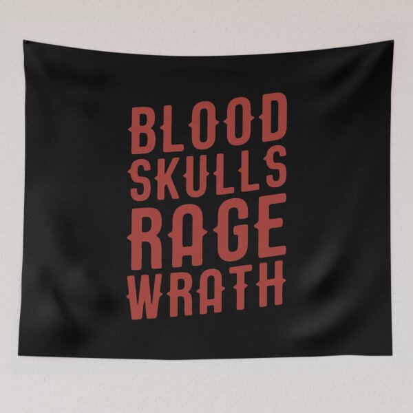 Item preview, Blood Skulls Rage Wrath Wargaming designed and sold by pixeptional.