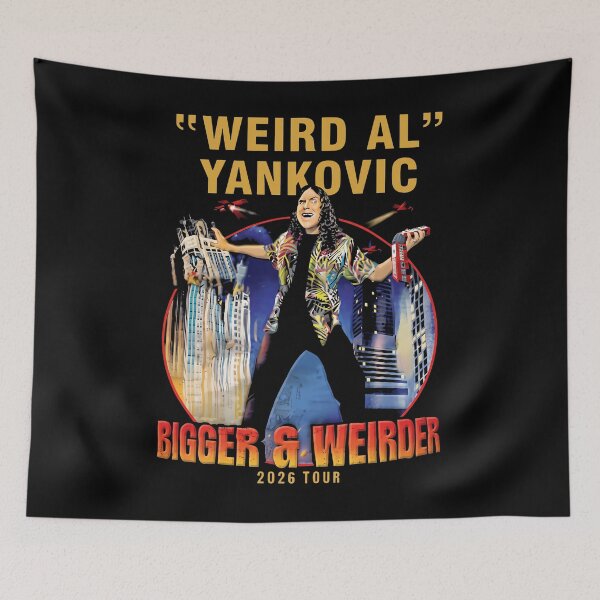 Item preview, Weird Al Yankovic Bigger And Weirder 2026 Tour designed and sold by JamesBomDavis.