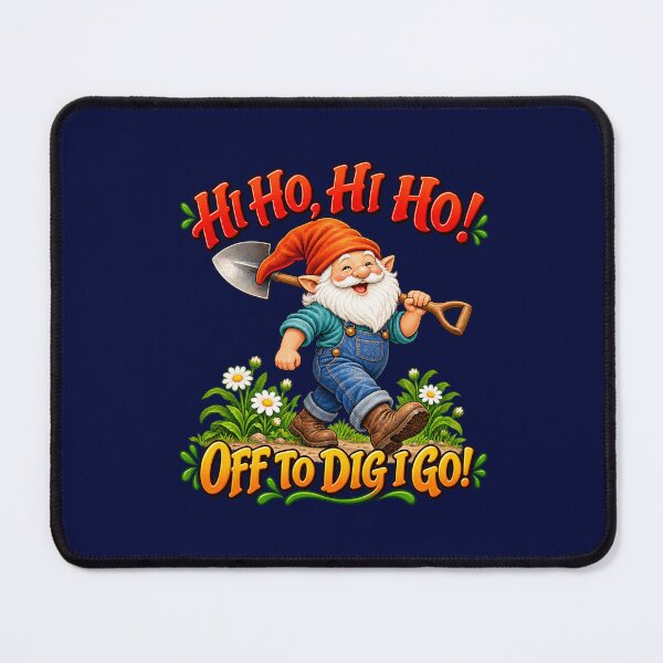 Item preview, Hi Ho, Hi Ho! Off to Dig I Go! Gardening Gnome designed and sold by TZehrfeldPhotos.