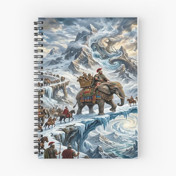 Item preview, Hannibal's Surreal Elephant Crossing the Alps designed and sold by Solomon-Ent-144.