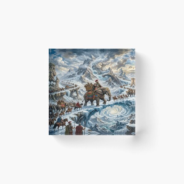 Item preview, Hannibal's Surreal Elephant Crossing the Alps designed and sold by Solomon-Ent-144.