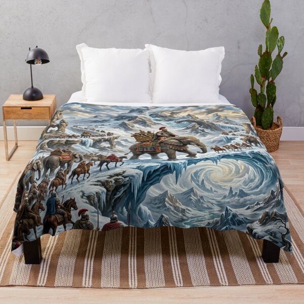 Item preview, Hannibal's Surreal Elephant Crossing the Alps designed and sold by Solomon-Ent-144.