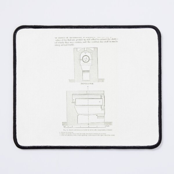 Item preview, Victorian Metallurgy Retort Furnace Blueprint designed and sold by Antique Science Press.
