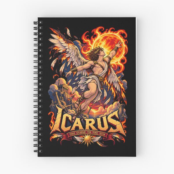 Item preview, Icarus Too Close to the Sun designed and sold by Gabriela Mihai.