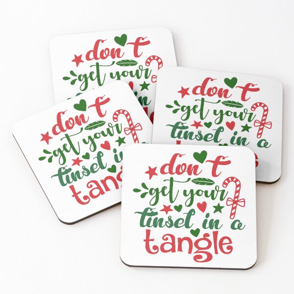 Item preview, Don’t Get Your Tinsel in a Tangle Funny Christmas Design Quote designed and sold by FuzionRaptor.