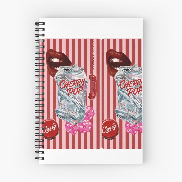 Item preview, Cherry Pop Retro Aesthetic | Y2K Coquette Soda Can Art designed and sold by Ladybug223.