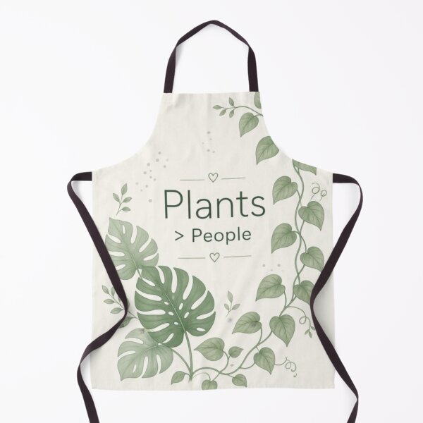 Item preview, Plants Over People - Funny Plant Lover Minimalist Indoor Gardening designed and sold by IbericoStudio.
