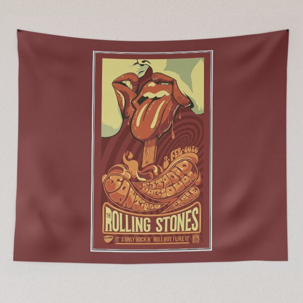 Item preview, The Rolling Stones Original Custom Vintage Music Band Tee Unique Poster Wall Art designed and sold by Cool Robot Bro..