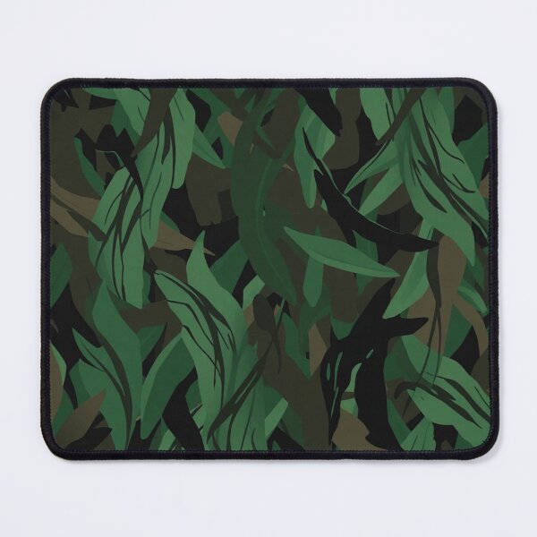 Item preview, Tropical Jungle Leaves Abstract Camouflage Pattern designed and sold by IntelliMindDesigns.