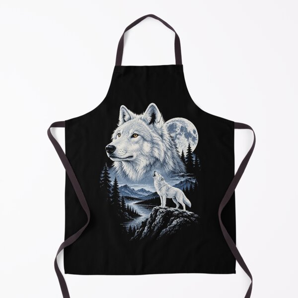 Item preview, White Wolf Howling Full Moon Wilderness Nature designed and sold by Kladhadredo.