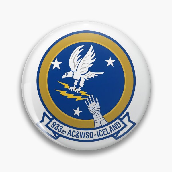 Item preview, USAF 933rd Aircraft Control and Warning Squadron Iceland Patch    designed and sold by CharlieDesings.