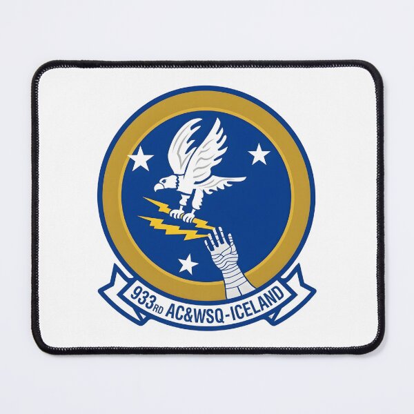 Item preview, USAF 933rd Aircraft Control and Warning Squadron Iceland Patch designed and sold by CharlieDesings.