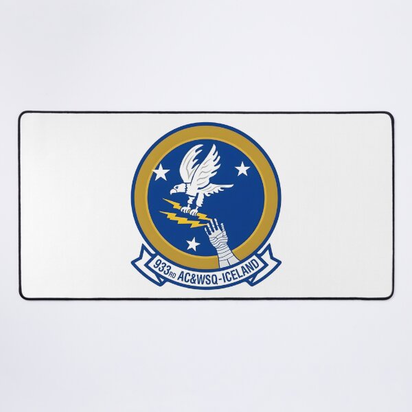 Item preview, USAF 933rd Aircraft Control and Warning Squadron Iceland Patch designed and sold by CharlieDesings.