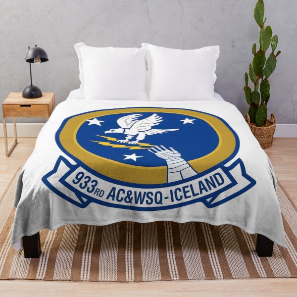 Item preview, USAF 933rd Aircraft Control and Warning Squadron Iceland Patch    designed and sold by CharlieDesings.