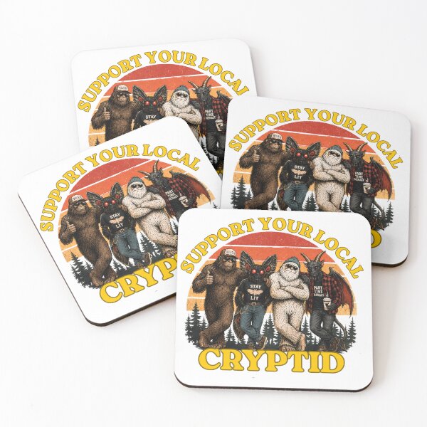 Item preview, Support Your Local Cryptid  designed and sold by happycottage.
